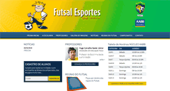 Desktop Screenshot of futsalesportes.esp.br