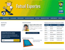 Tablet Screenshot of futsalesportes.esp.br